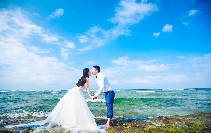 chụp hình cưới ngoại cảnh Phú Quốc